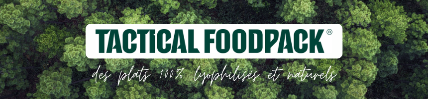 Tactical Foodpack - Plats 100 % lyophilisés et naturels